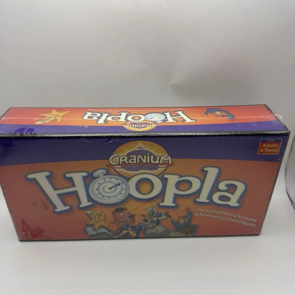 Cranium Hoopla Card Board Game 2002-2004 Edition / New and Sealed / Game Night